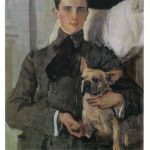Серов Валентин Александрович Портрет Ф.Ф.Юсупова с бульдогом 150x150 - Серов Валентин Александрович