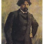 Серов Валентин Александрович Портрет художника В.И.Сурикова 150x150 - Серов Валентин Александрович