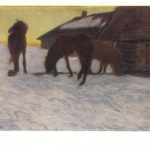 Серов Валентин Александрович Стригуны на водопое. Домотканово 150x150 - Серов Валентин Александрович