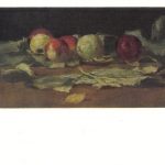 Серов Валентин Александрович Яблоки и листья 150x150 - Серов Валентин Александрович